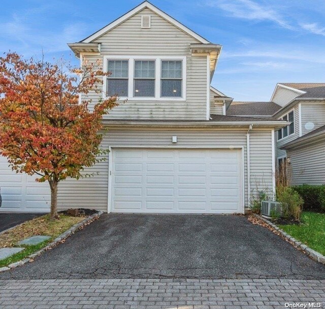 garage with cooling unit