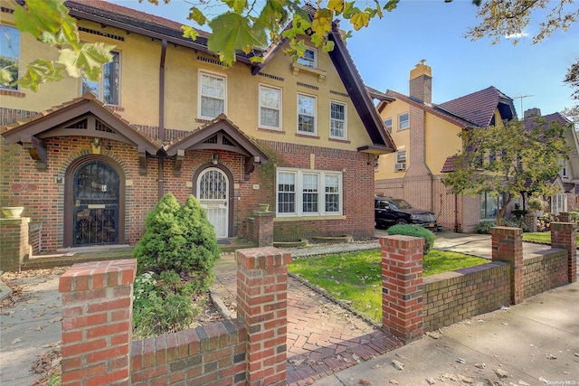 view of english style home