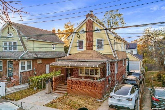 view of front facade featuring a porch