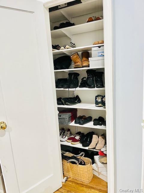 view of closet