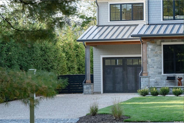 exterior space with driveway