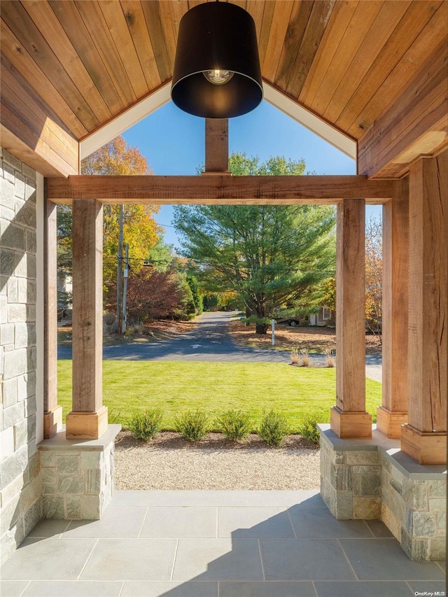 view of patio / terrace featuring a porch