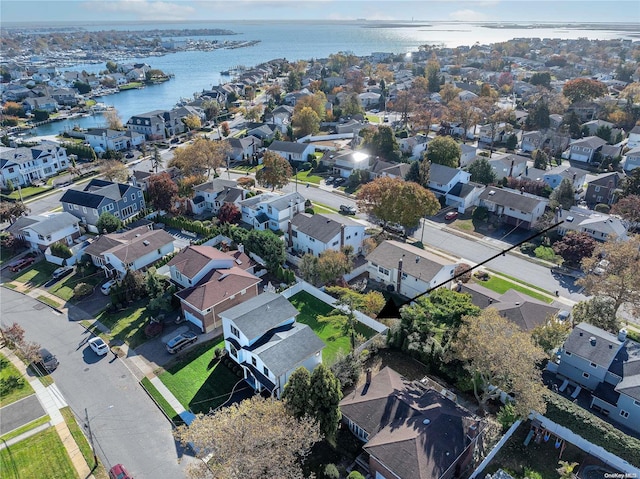 1956 Leonard Ln, Merrick, NY 11566 - aerial view of residential area with a nearby body of water