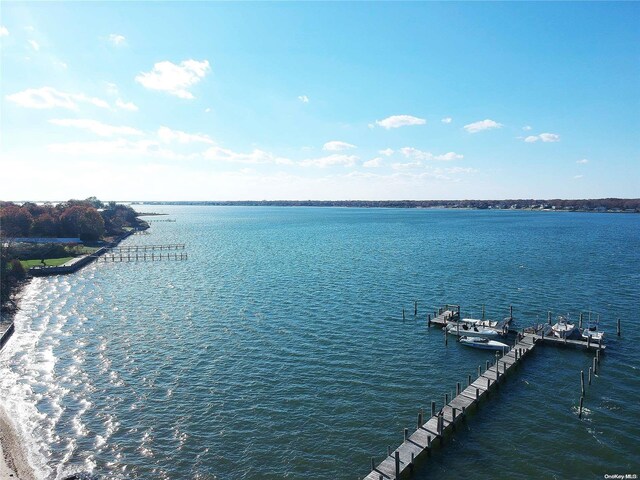 50 Rampasture Rd Unit 6, Hampton Bays, NY 11946 - water view featuring a boat dock