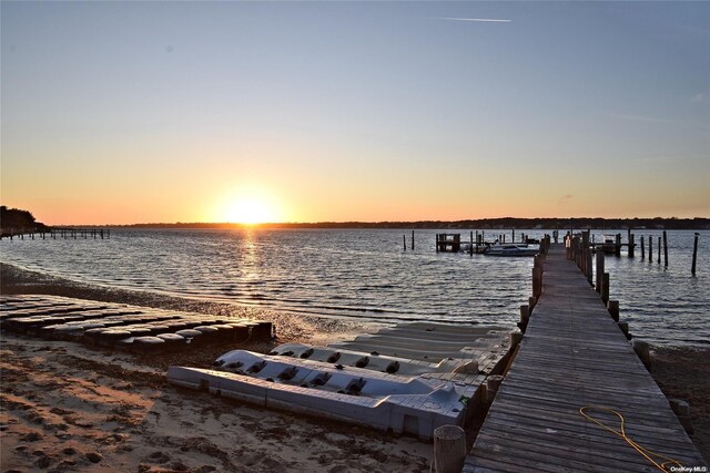 50 Rampasture Rd Unit 6, Hampton Bays, NY 11946 - dock area featuring a water view