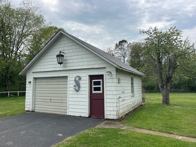 2055 Boisseau Ave, Southold, NY 11971 - detached garage featuring driveway
