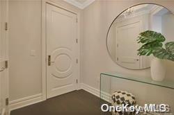 foyer with ornamental molding