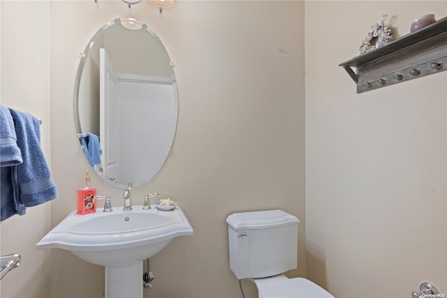 bathroom with toilet