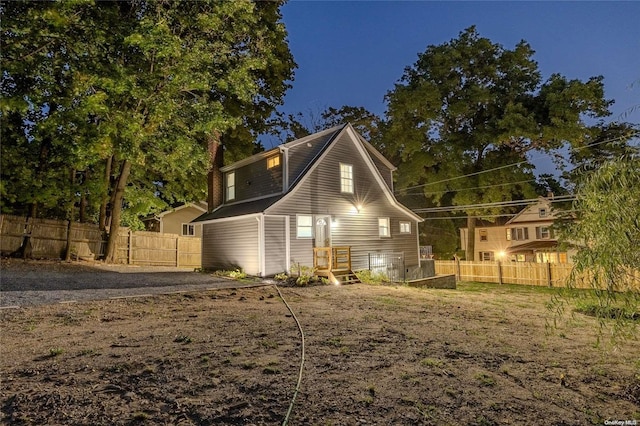 view of rear view of house