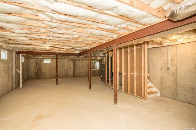 604 Meadowbrook Rd, North Merrick, NY 11566 - below grade area with stairs