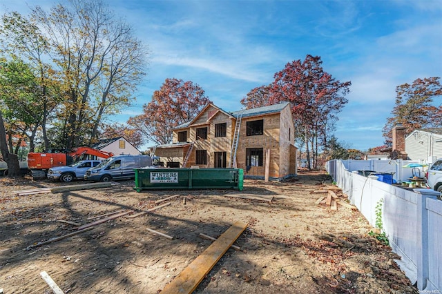 view of front of property