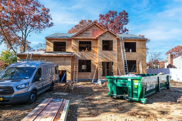 view of front of home