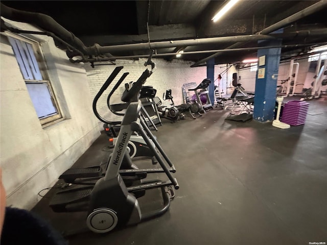 view of exercise room