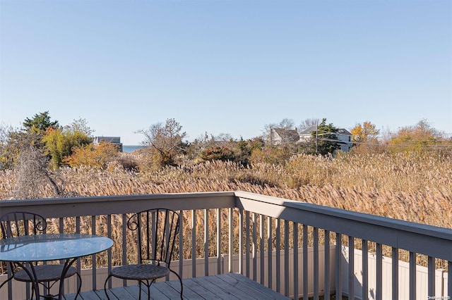 304 S Dunton Ave, East Patchogue, NY 11772 - view of wooden deck
