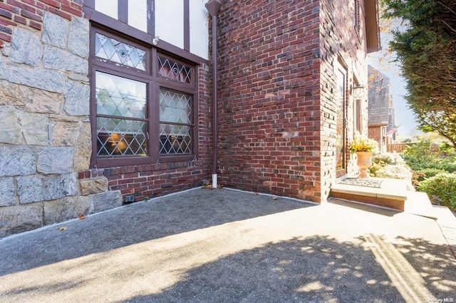 exterior space featuring french doors