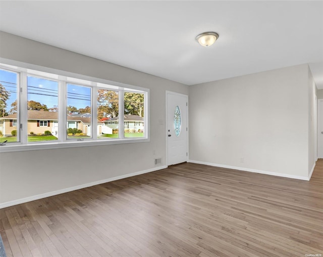 foyer featuring hardwood / wood-style flooring