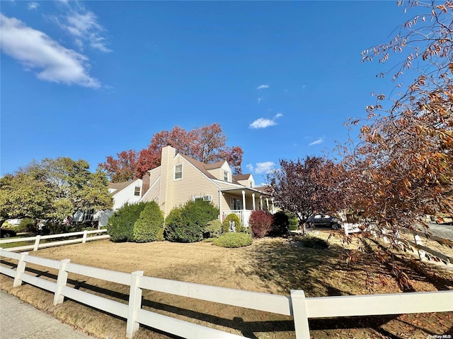 view of property exterior