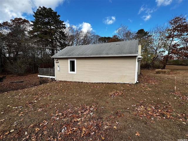 2468 River Rd, Calverton, NY 11933 - view of outbuilding with view of scattered trees