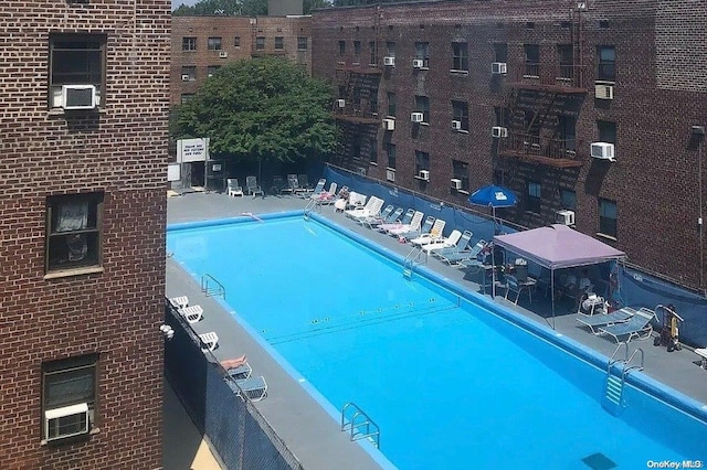 view of pool