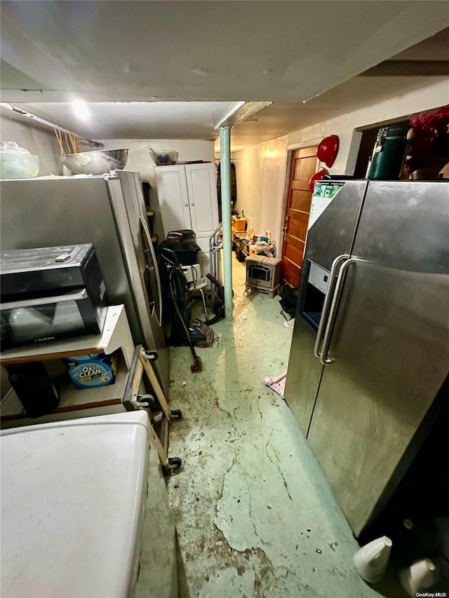 229 Nichols Ave, Brooklyn, NY 11208 - miscellaneous room with unfinished concrete flooring