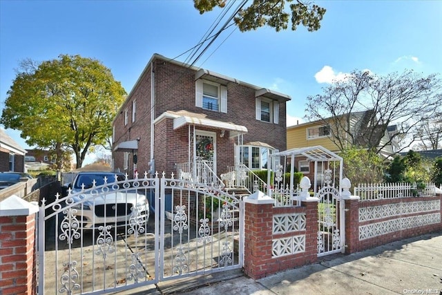 view of front of home