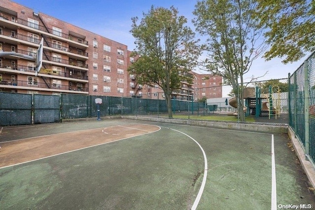 166-25 Powells Cove Blvd Unit 8D, Beechhurst, NY 11357 - view of basketball court featuring community basketball court
