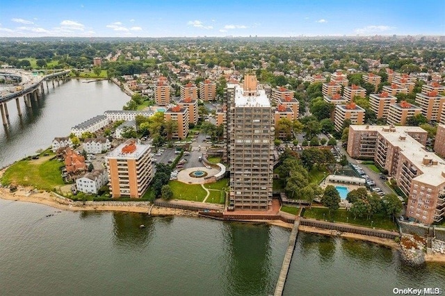 166-25 Powells Cove Blvd Unit 8D, Beechhurst, NY 11357 - drone / aerial view of a large body of water