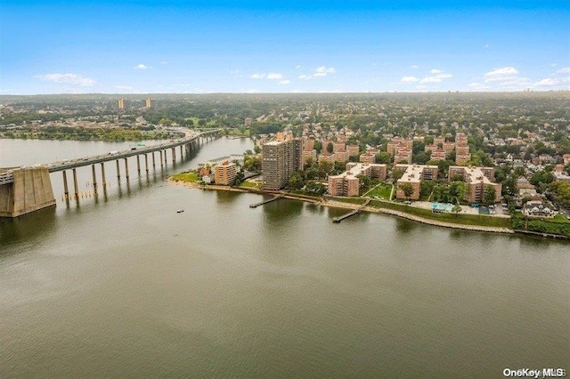 166-25 Powells Cove Blvd Unit 8D, Beechhurst, NY 11357 - bird's eye view of a large body of water and a notable bridge