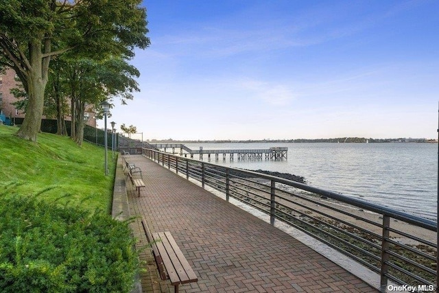 166-25 Powells Cove Blvd Unit 8D, Beechhurst, NY 11357 - dock area with a water view