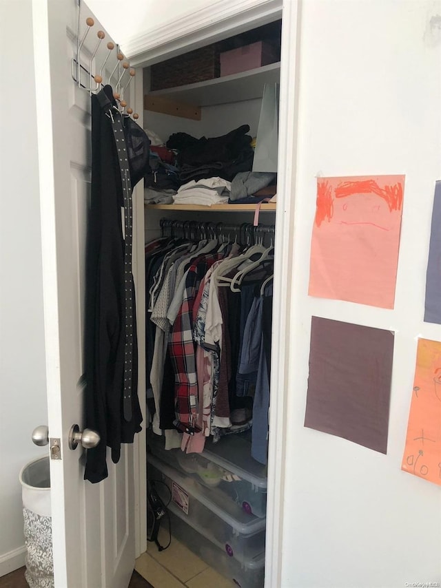 view of closet