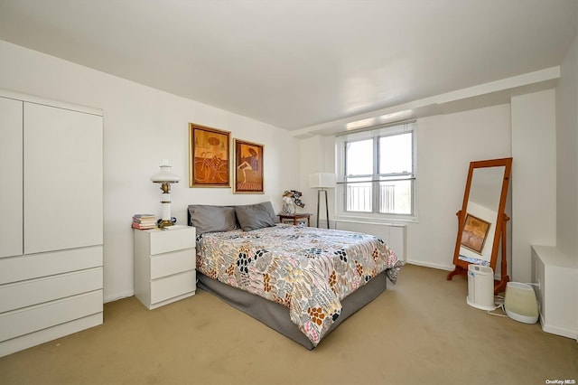 bedroom featuring carpet floors