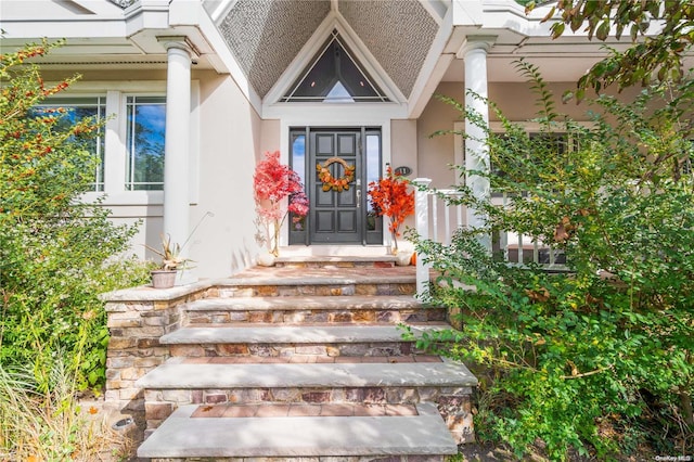 view of entrance to property