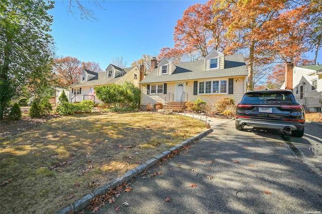 view of cape cod-style house