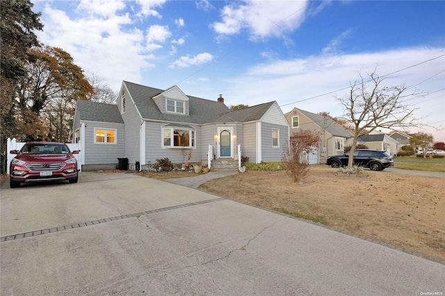 view of cape cod house