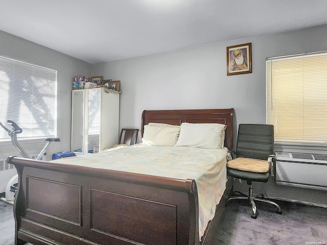 bedroom featuring carpet flooring