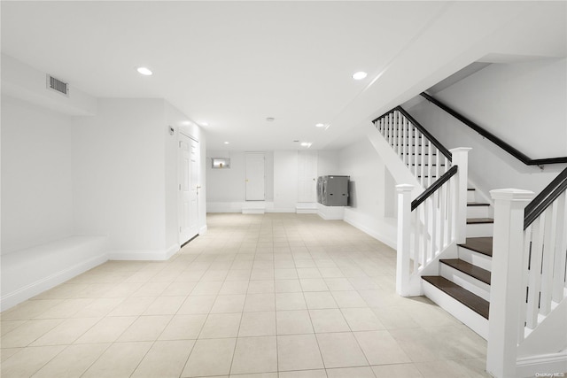 view of tiled entrance foyer