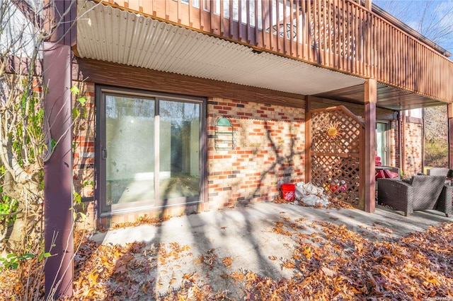 view of patio / terrace featuring a deck