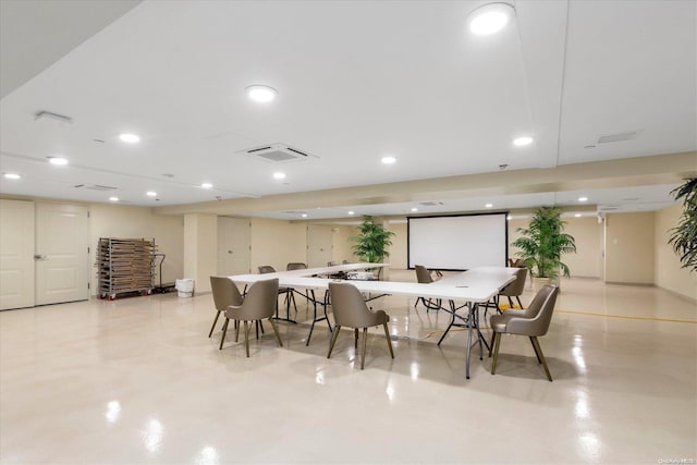 view of dining room