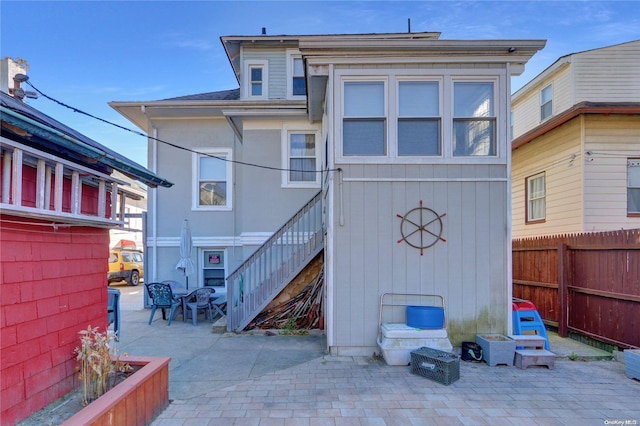 view of rear view of property