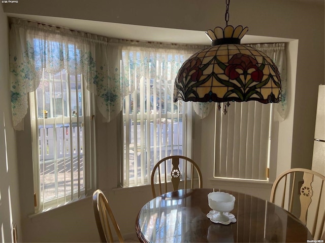 view of dining area