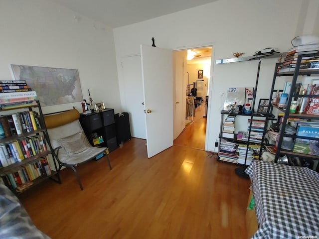 interior space featuring hardwood / wood-style floors