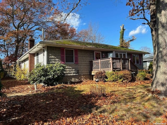 view of front of property