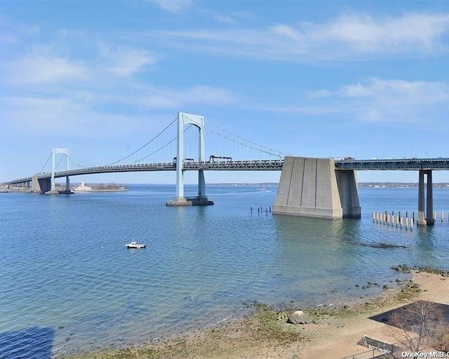 166-25 Powells Cove Blvd Unit 10G, Whitestone, NY 11357 - water view featuring a notable bridge
