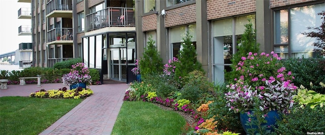 166-25 Powells Cove Blvd Unit 10G, Whitestone, NY 11357 - entrance to property with brick siding