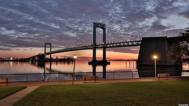 166-25 Powells Cove Blvd Unit 10G, Whitestone, NY 11357 - water view with a notable bridge