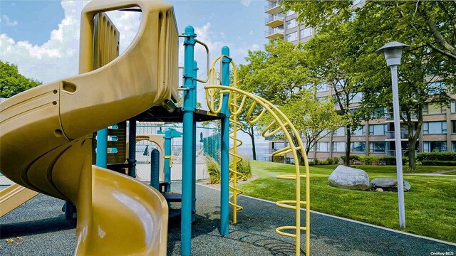 166-25 Powells Cove Blvd Unit 10G, Whitestone, NY 11357 - community jungle gym featuring a yard