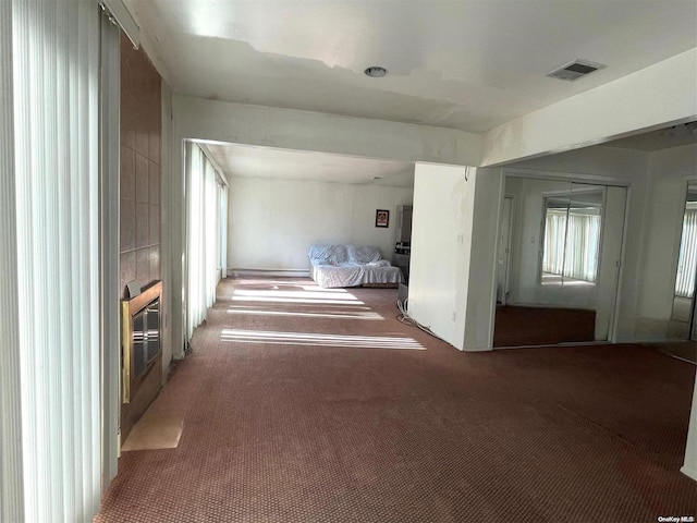 bonus room featuring carpet flooring and a wealth of natural light