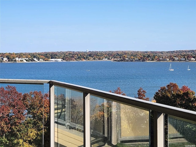 view of water feature