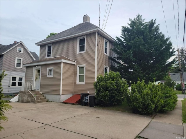 view of rear view of property