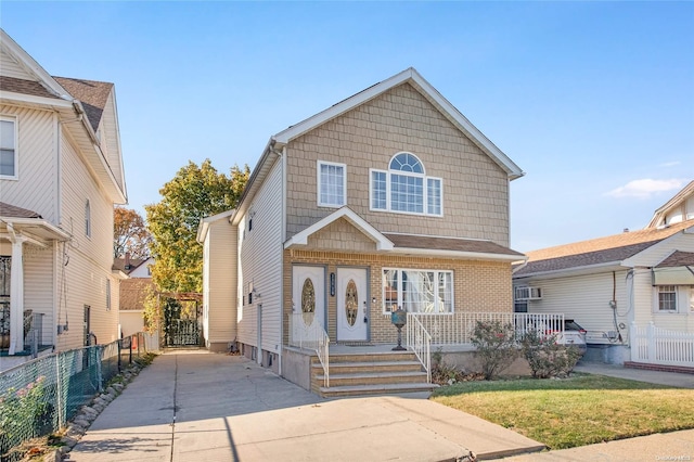 view of front of house featuring covered porch